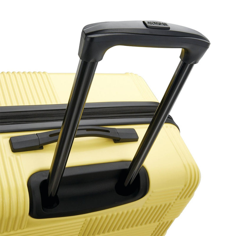 American Tourister Hardside Checked Spinner Suitcase - Yellow (LOCAL PICKUP ONLY)