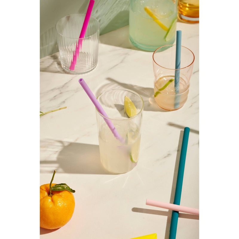 GIR: Get It Right 4pk Multipack Silicone Straw Glacier
