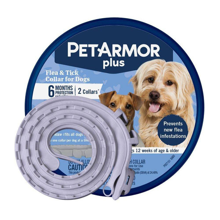 Pet Armor Plus Collar - Insect Growth Regulator for Dogs - 2ct