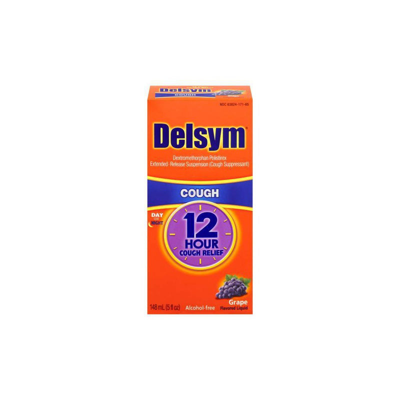 Delsym Cough Relief Liquid - Grape - 5 fl oz