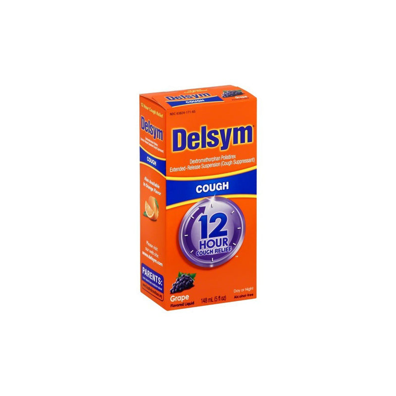 Delsym Cough Relief Liquid - Grape - 5 fl oz