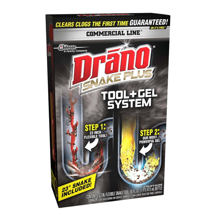 Drano Snake Plus Tool + Gel System - 16oz