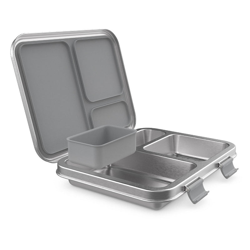 Bentgo Kids' Stainless Steel Leak-Proof Lunch Box - Silver