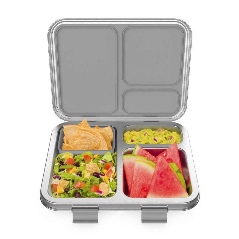 Bentgo Kids' Stainless Steel Leak-Proof Lunch Box - Silver