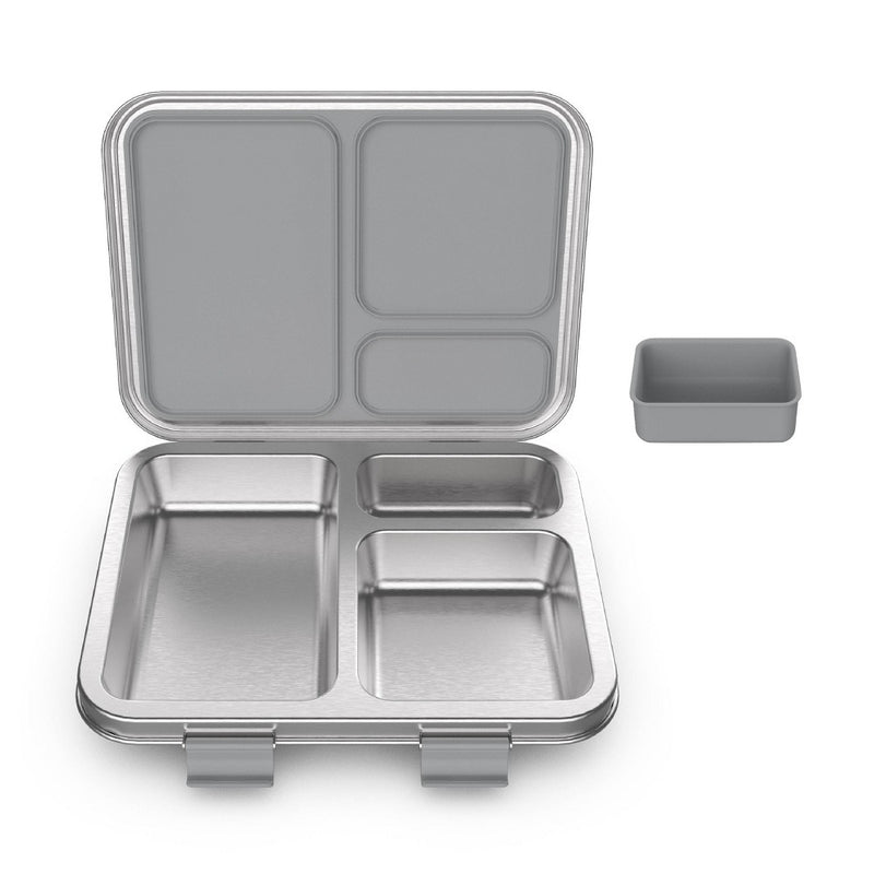 Bentgo Kids' Stainless Steel Leak-Proof Lunch Box - Silver