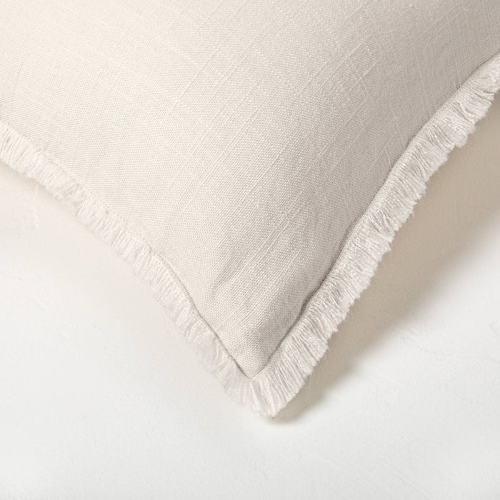 Euro Heavyweight Linen Blend Throw Pillow Natural - Casaluna™