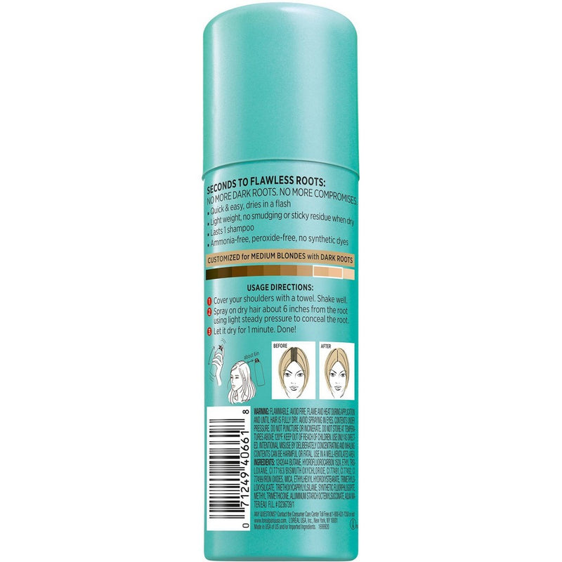 L'Oreal Paris Magic Root Cover Up - Medium Blonde - 2oz