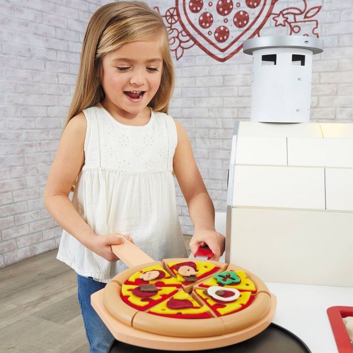 Little Tikes Pizza Restaurant Wooden Pretend Play Kitchen Toy 20pc Accessories for 2 Sided Play (LOCAL PICKUP ONLY)