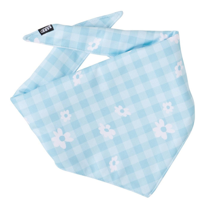 BARK The Easy Breezy Cool Dog Bandana - Blue - M/L