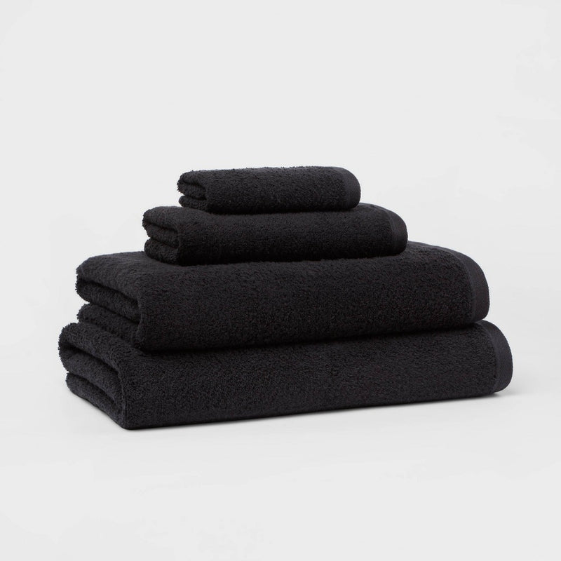 Everyday Bath Towel Black - Room Essentials™