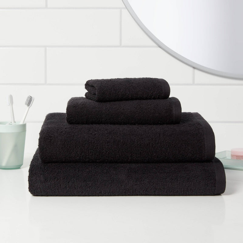 Everyday Bath Towel Black - Room Essentials™