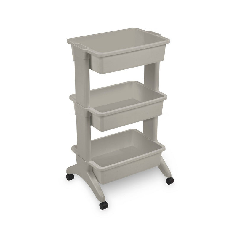3 Tier Utility Cart Gray - Brightroom™ (LOCAL PICKUP ONLY)