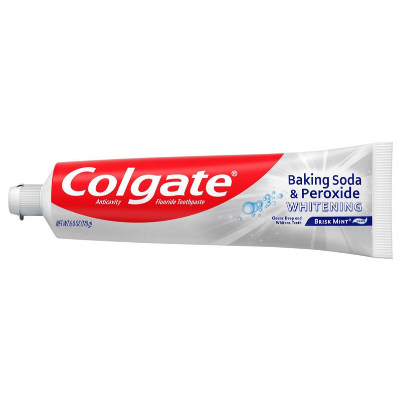 Colgate Baking Soda and Peroxide Whitening Toothpaste - Brisk Mint - 6oz/2pk