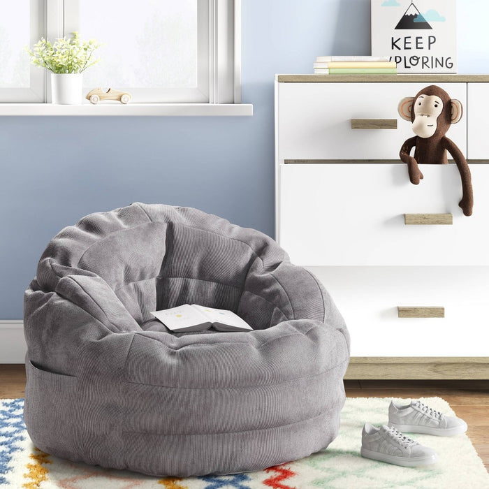 Settle In Bean Bag Chair Gray - Pillowfort™ (LOCAL PICKUP ONLY)