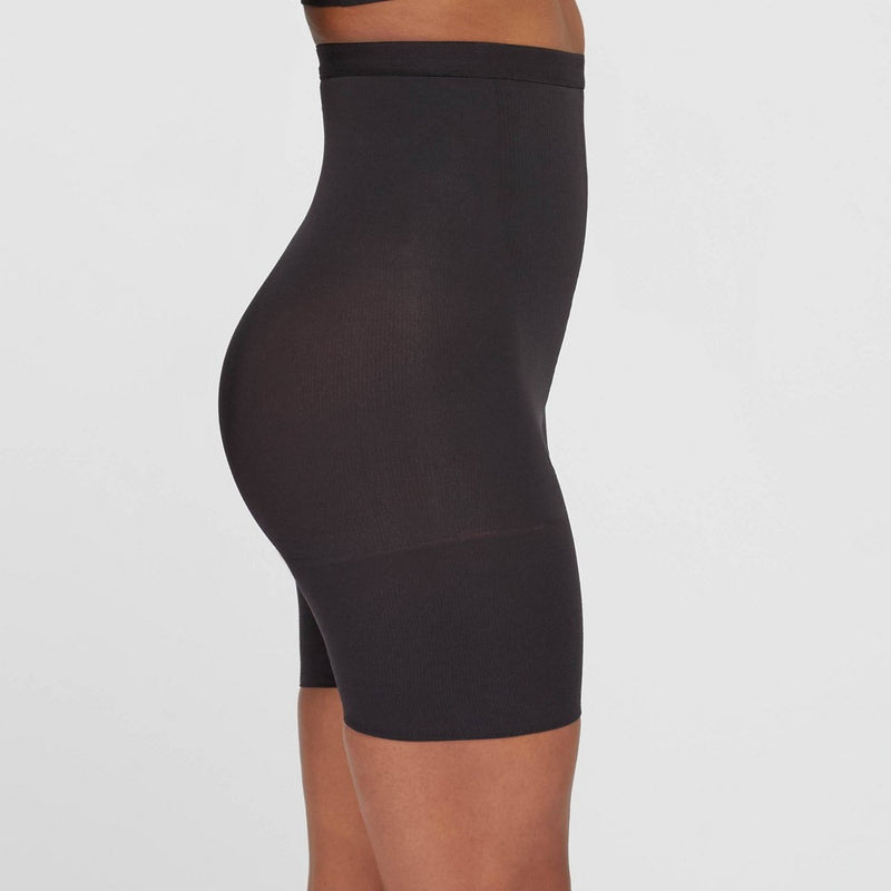 ASSETS by SPANX Women's High-Waist Mid-Thigh Super Control Shaper - Black 4