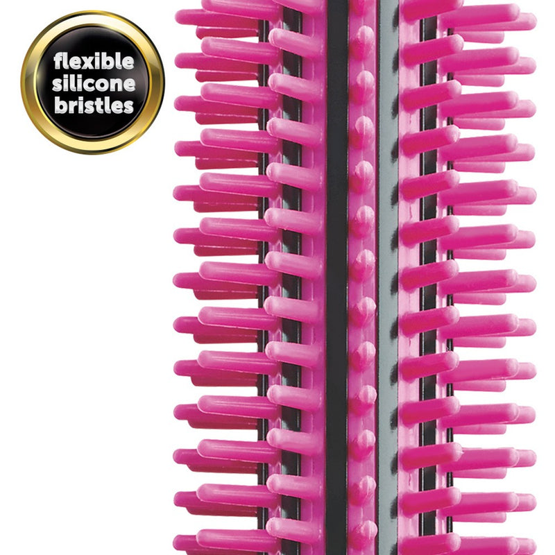 Revlon Pro Collection Heated Silicone Bristle Curl Brush Black 1"