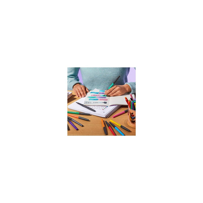 Paper Mate Flair City Lights 16pk Felt Pens 0.7mm Medium Tip Metallic Multicolored6