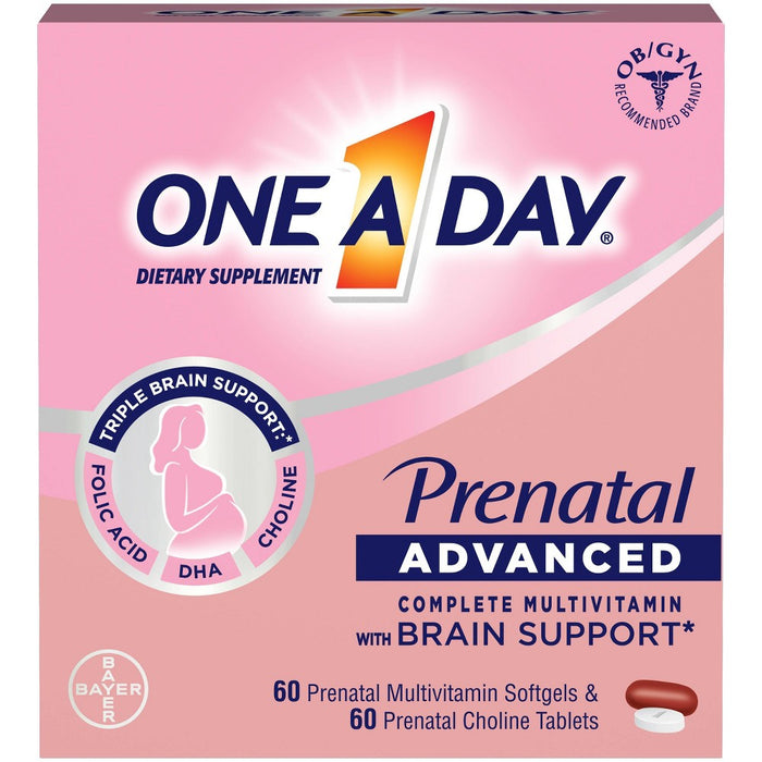 One A Day Prenatal Multivitamins + Choline - 60ct