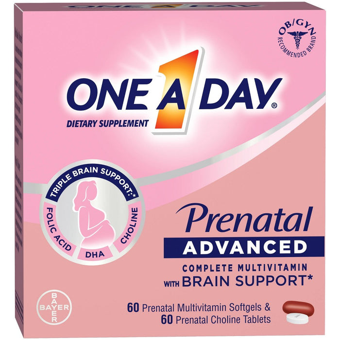 One A Day Prenatal Multivitamins + Choline - 60ct