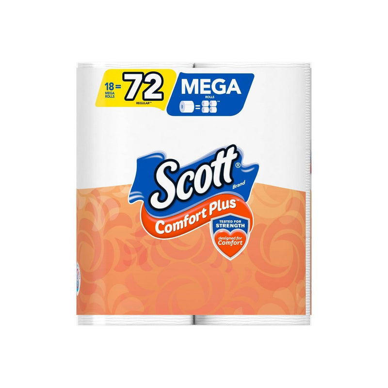 Scott ComfortPlus Toilet Paper - 18 Mega Rolls