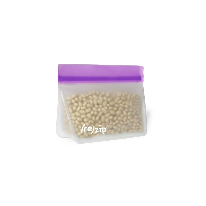 (re)zip Leak-Proof Stand Up Reusable Food Storage Bag - 5ct