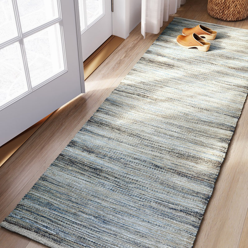 2'4"x7' Runner Woven Indigo - Threshold™ (LOCAL PICKUP ONLY)