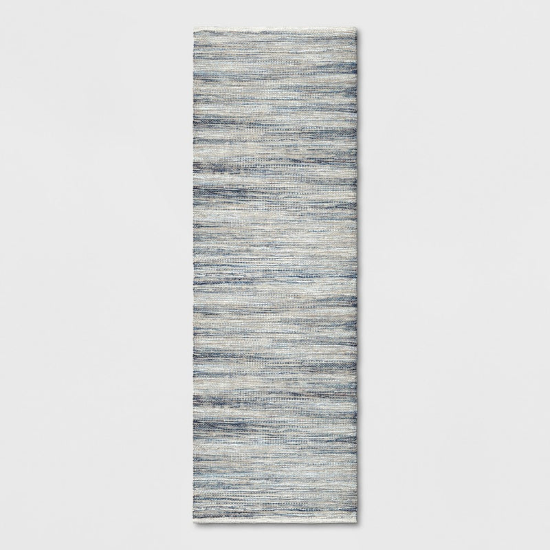 2'4"x7' Runner Woven Indigo - Threshold™ (LOCAL PICKUP ONLY)