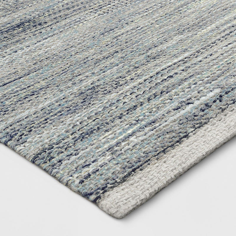 2'4"x7' Runner Woven Indigo - Threshold™ (LOCAL PICKUP ONLY)