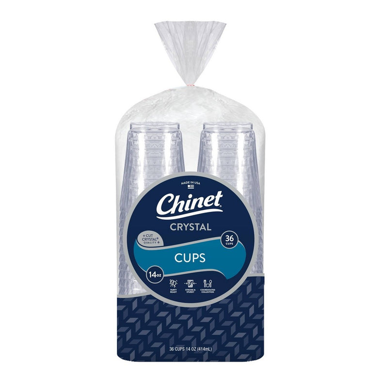 Chinet Cut Crystal Cup - 36ct/14oz