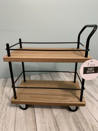 Target Two-Tier Mini Coffee Bar Cart - Decor Included