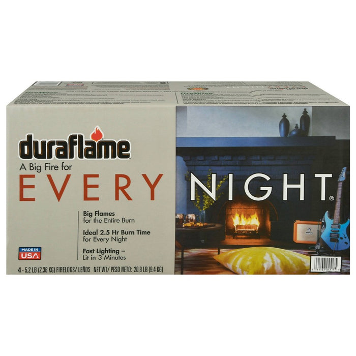 Duraflame 4pk 5.2lb Every Night Firelogs (LOCAL PICKUP ONLY)