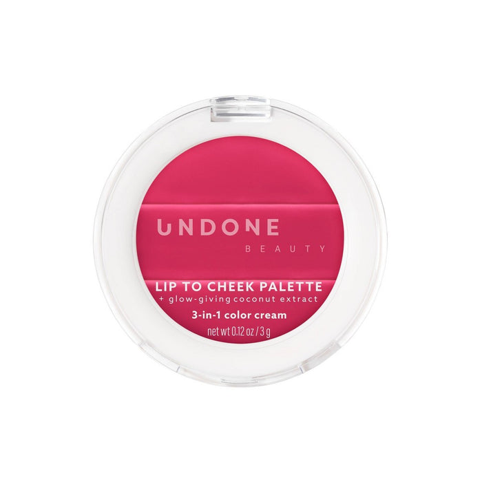 UNDONE BEAUTY Lip to Cheek 3-in-1 Cream Tint - Berry - 0.12oz