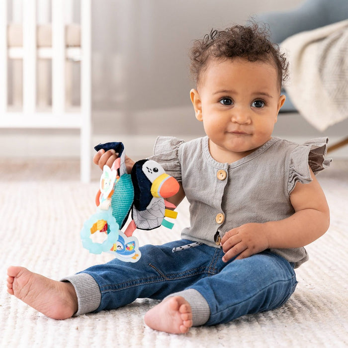 Infantino Go Gaga! Jittery Puffin Baby Toy