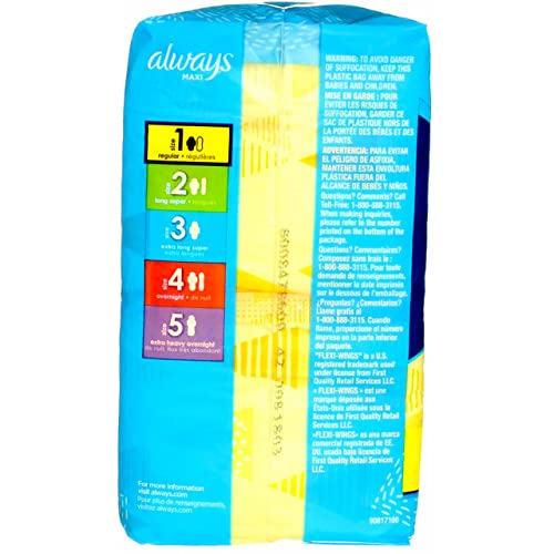 Always Maxi Regular Pads 18'S