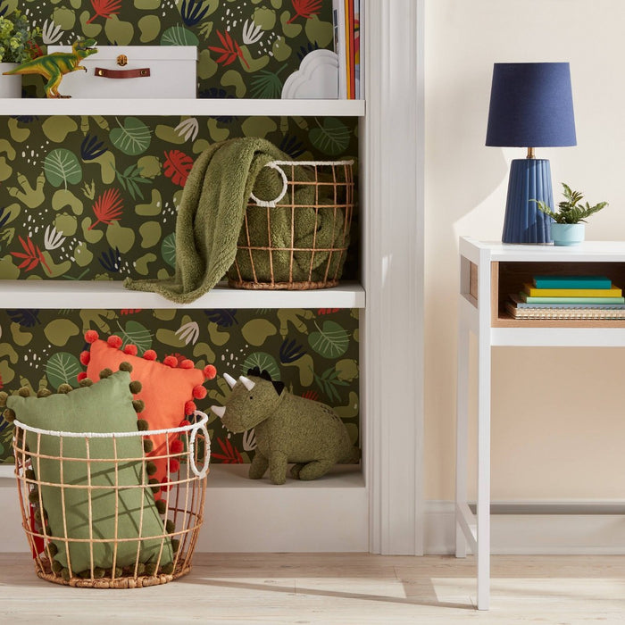 Large Woven Basket Natural with White Rim - Pillowfort™
