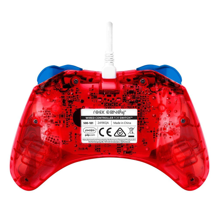 Rock Candy Wired Gaming Controller for Nintendo Switch - Super Mario