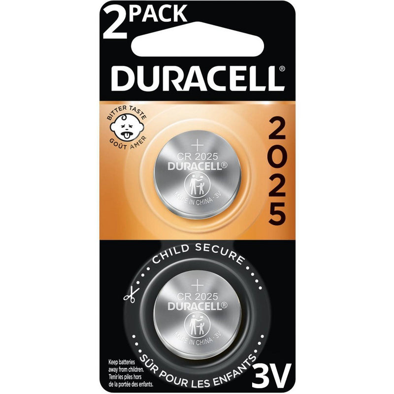 Duracell 2025 Batteries Lithium Coin Button - 2 Pack - *NEW & SEALED*