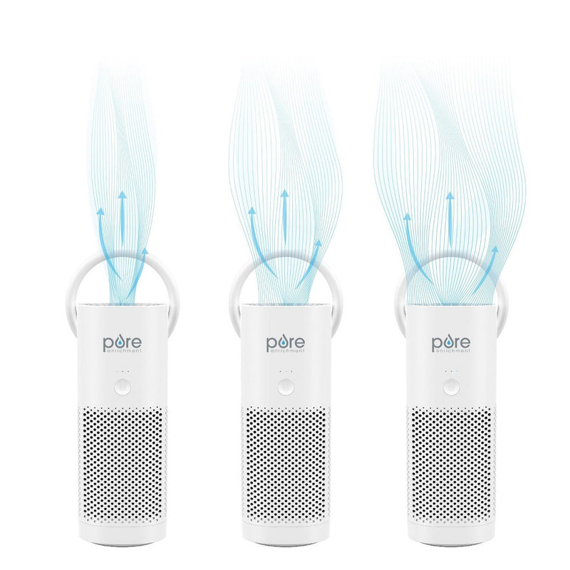Pure Enrichment PureZone Mini Portable True HEPA Air Purifier White