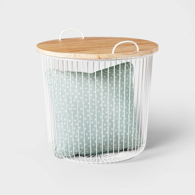 Wire Storage Table White - Pillowfort™