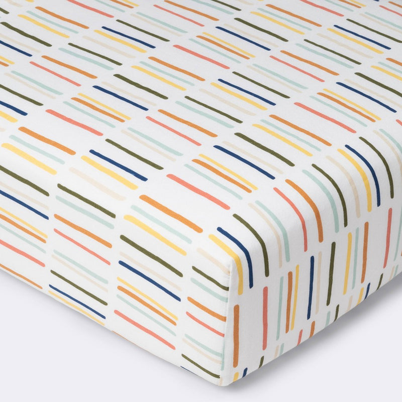 Fitted Crib Sheet Dashes - Cloud Island™