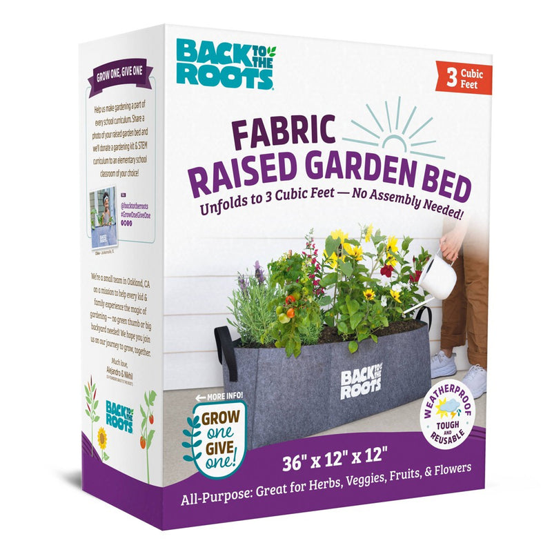 Back to the Roots Fabric Raised Garden Bed Planter