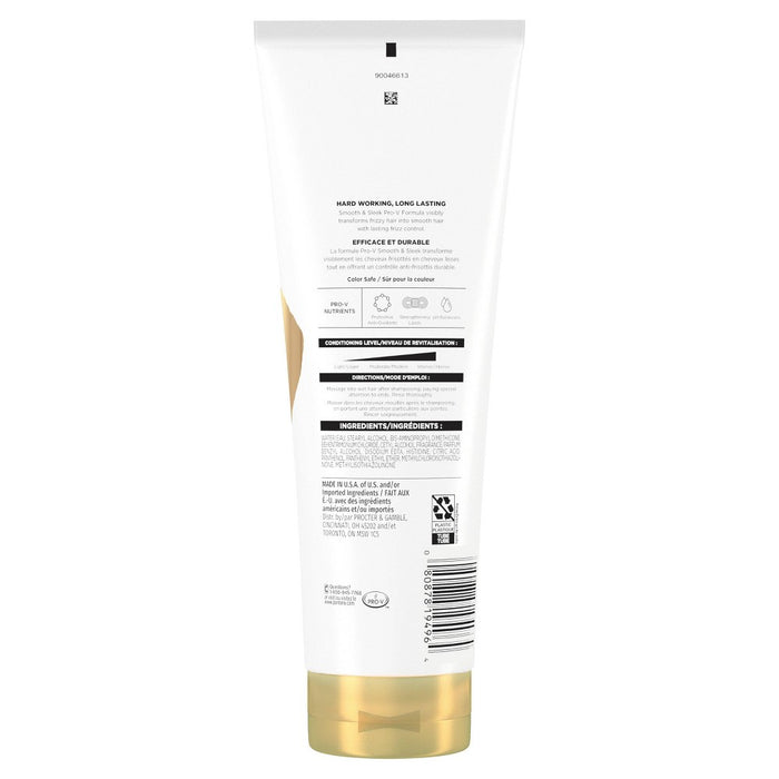 Pantene Smooth & Sleek Conditioner - 10.4 fl oz