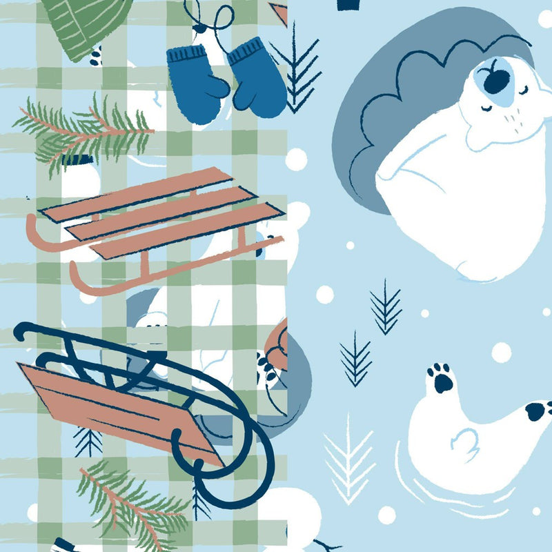 The Honest Company Disposable Diapers - Snow Much Fun & Sled Up - Size 5 - 50ct