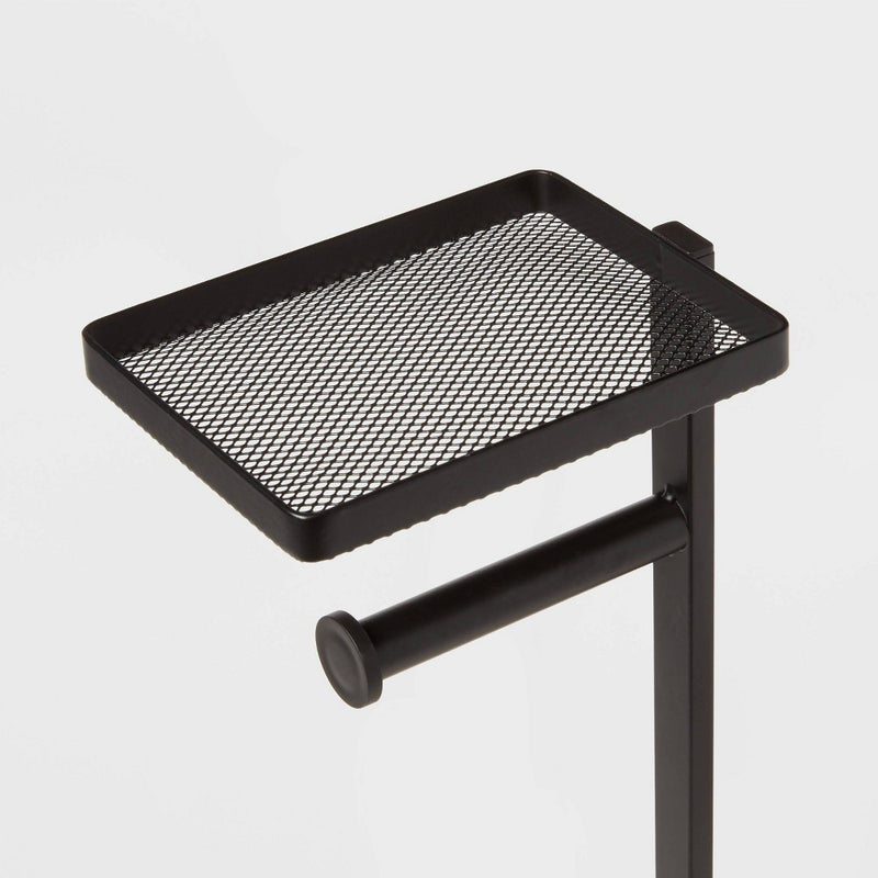 Functional Toilet Paper Holder Matte Black - Brightroom™ (LOCAL PICKUP ONLY)