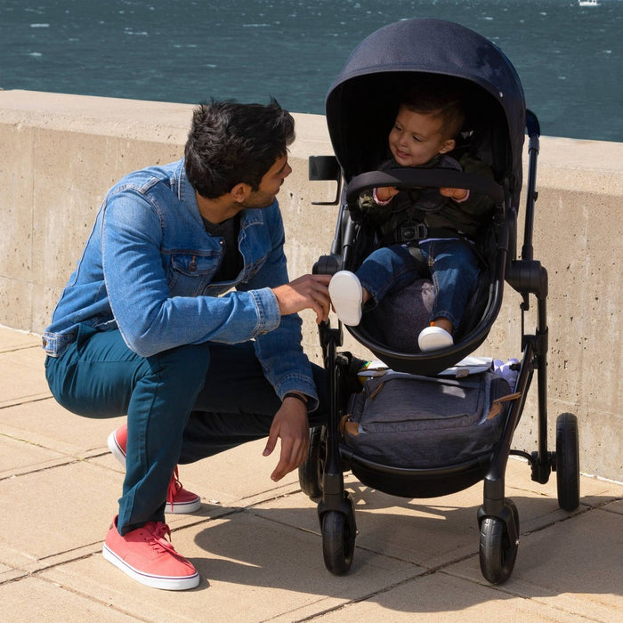 Evenflo Pivot Modular Travel System with Stroller & SafeMax Infant Car Seat - Casual Gray (LOCAL PICKUP ONLY)