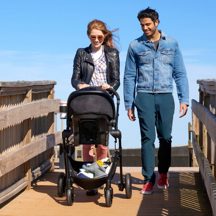 Evenflo Pivot Modular Travel System with Stroller & SafeMax Infant Car Seat - Casual Gray (LOCAL PICKUP ONLY)