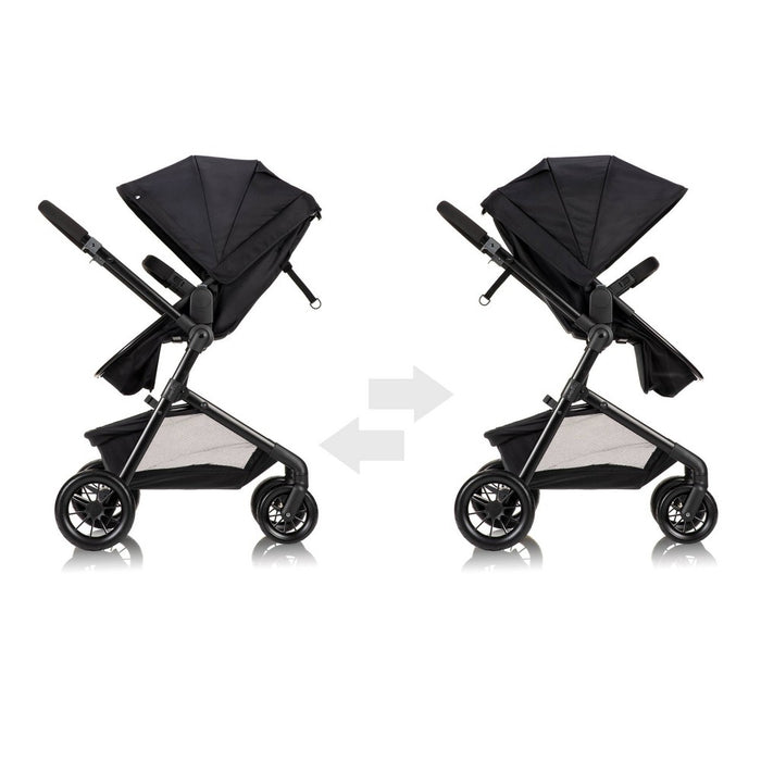Evenflo Pivot Modular Travel System with Stroller & SafeMax Infant Car Seat - Casual Gray (LOCAL PICKUP ONLY)