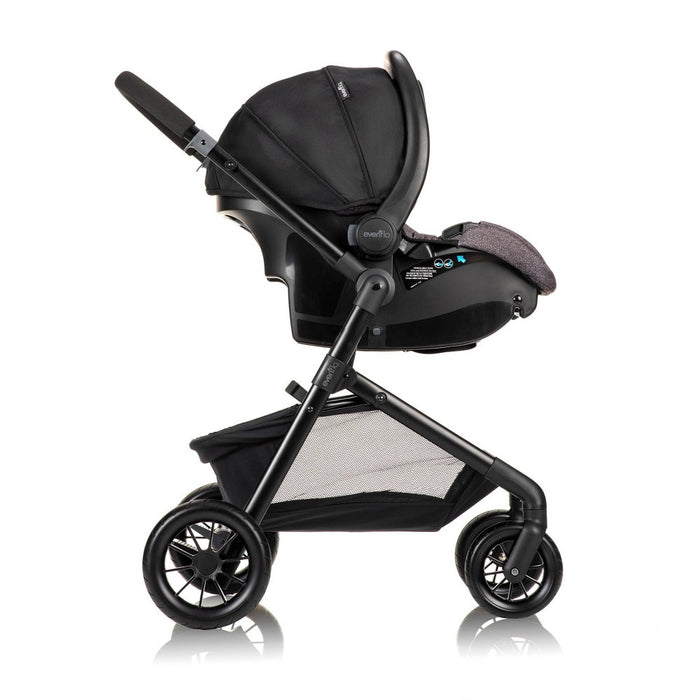 Evenflo Pivot Modular Travel System with Stroller & SafeMax Infant Car Seat - Casual Gray (LOCAL PICKUP ONLY)