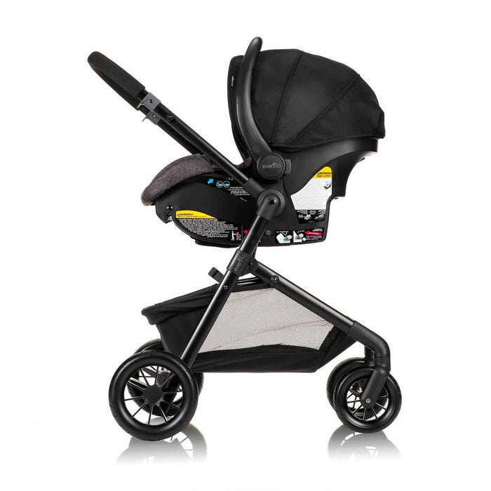 Evenflo Pivot Modular Travel System with Stroller & SafeMax Infant Car Seat - Casual Gray (LOCAL PICKUP ONLY)