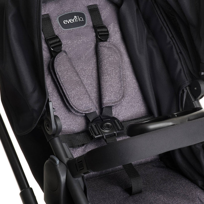 Evenflo Pivot Modular Travel System with Stroller & SafeMax Infant Car Seat - Casual Gray (LOCAL PICKUP ONLY)